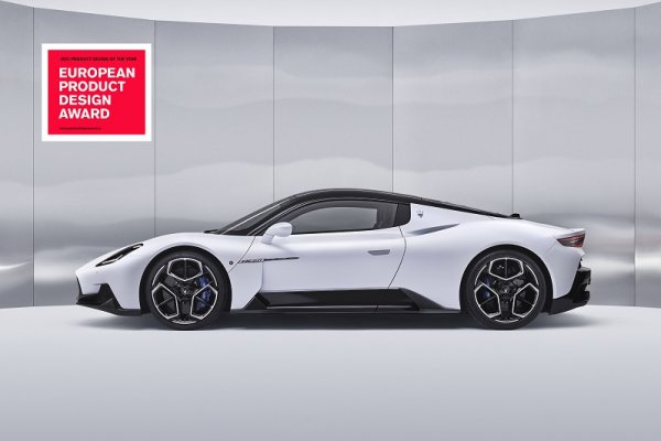 Vůz MC20 zvítězil v kategorii „Produktový design roku“